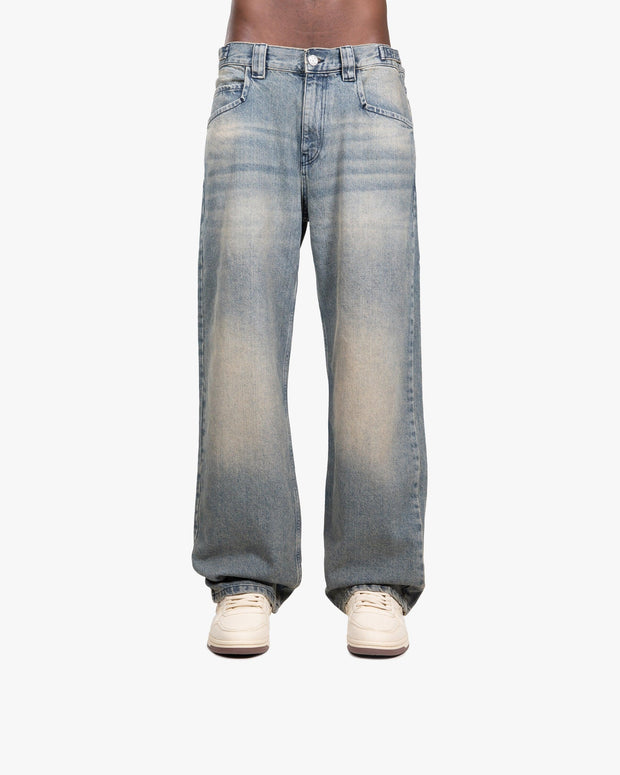 YELLOW TINTED DENIM