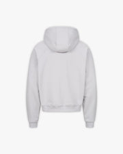 BINARY ZIP HOODIE GREY
