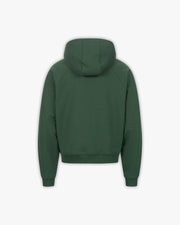 BINARY 2.0 ZIP HOODIE DARK GREEN