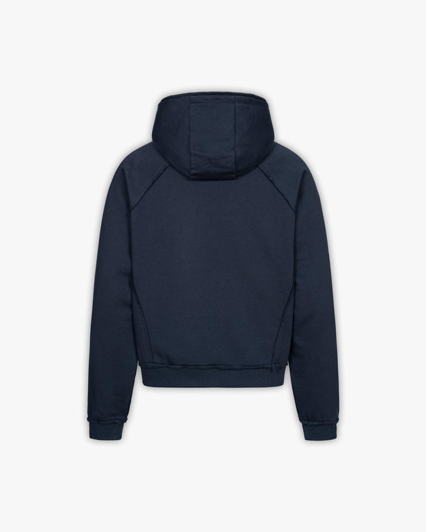 BINARY INSIDEOUT HOODIE NAVY BLUE