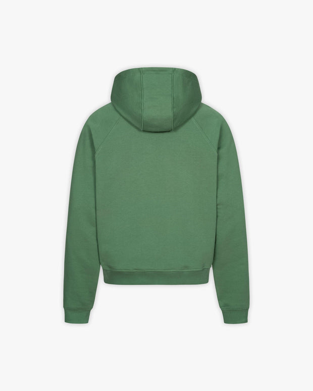 BINARY ZIP HOODIE GREEN