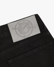FLARED CARPENTER CARGOPANTS BLACK