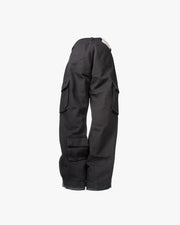 FLARED CARPENTER CARGOPANTS BLACK