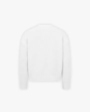V-LOGO KNITWEAR WHITE